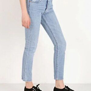 Levi’s 501 Women’s size 30 Button Fly High Rise Skinny Jeans in Live Fool Wash